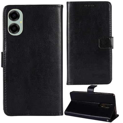 Tnviud Flip Premium Retro Cuir Housse Coque TÉtui pour Logicom Elio 6.74