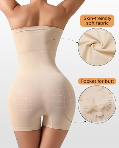 Image of Strapless Shapewear for Women Seamless Shapewear Tummy Control Strapless Bodysuit