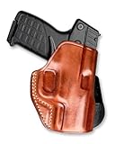 Premium Leather OWB Paddle Holster with Open Top Fits...