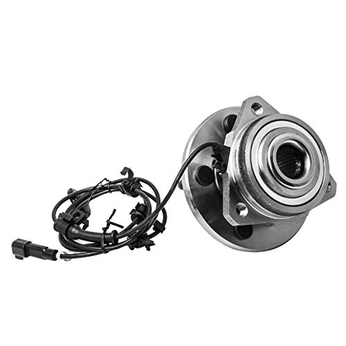 Front Right Wheel Hub And Bearing Assembly Passenger Side Compatible With 2002-2007 Jeep Liberty (4-Wheel Abs Only) Auqdd 513177 [5 Lug Hub, W/Abs] #TOP4