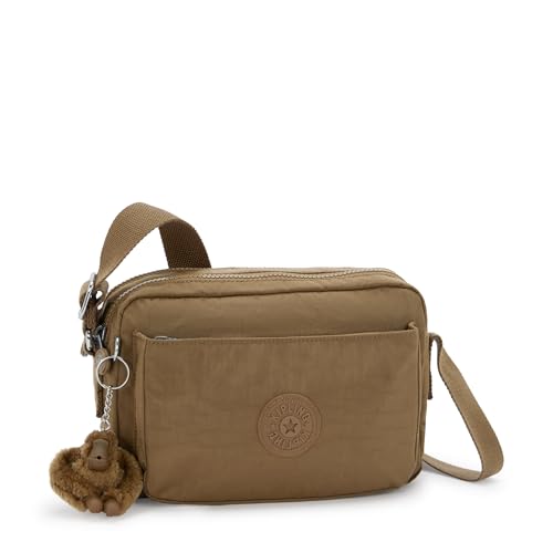 Image of Kipling Women's Abanu Medium Crossbody Bag, Lightweight, Adjustable Nylon Waist Pack with Multi-Compartment Zip Pockets