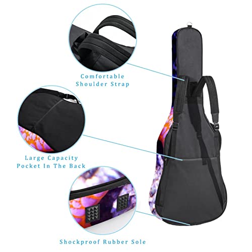 Housse de transport étanche pour guitare avec bandoulière réglable Motif étoile de mer Océan, Multicolore 01., 42.9×16… - Les Beatles, Paul McCartney, John Lennon, RIngo Starr, George Harrison Housse de transport étanche pour guitare avec bandoulière réglable Motif étoile de mer Océan, Multicolore 01., 42.9x16… – Image 4