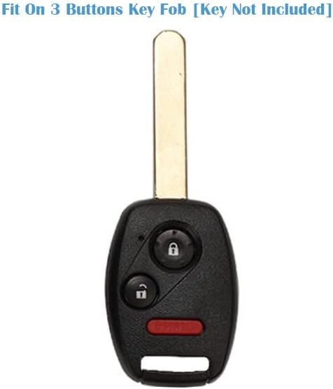 Miniatura 2 de Funda para llavero de TPU suave 360 para Honda Accord Civic CR-V Pilot CR-Z Fit Insight Odyssey llavero sin llave