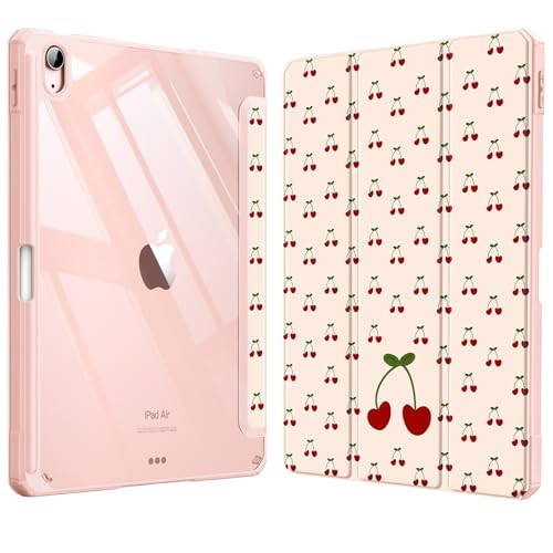 Etui iPad Air 11 M3 Cerise Compagnon de Style pour le Bureau et l'Université