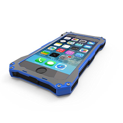 SCENG Aluminum Dual Layer Protective Case for iPhone 6 4.7 Inch (Blue)