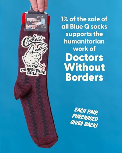 Chaussette pour hommes BlueQ Coolest Guy idée cadeau originale