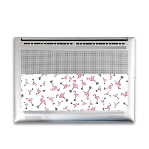 Image of Glossy Glitter Gaming Skin Compatible with HP Envy x360 16 inch (2023) - Cool Flamingo - Premium 3M Vinyl Protective Wrap Decal Cover - Easy to Apply | Crafted in The USA by MightySkins
