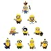 Vocado Action Figures, Anime Figures, 10pcs Small Lovely Action Figures Toy, Inner Car and Desktop Decor, Prefect Choice for Christmas Thanksgiving Day Birthday, Ages 3 and Up