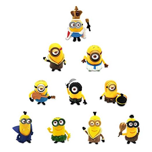 Vocado Action Figures, Anime Figures, 10pcs Small Lovely Action Figures Toy, Inner Car and Desktop Decor, Prefect Choice for Christmas Thanksgiving Day Birthday, Ages 3 and Up