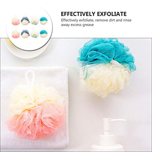 Esponjas esfoliantes multicoloridas Healifty para mulheres e homens