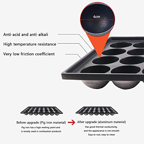 Máquina Takoyaki Comercial con 28 Huecos, Acero Inoxidable miniatura 7