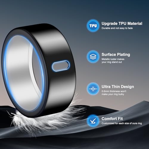 Protector para Oura Ring Gen 4 de TPU resistente compatible con Horizon y Heritage 4