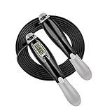 Vacto Jump Rope with Counter, Tangle-Free Skipping Rope Rapid Speed Jumping Rope Cable, Adjustable L