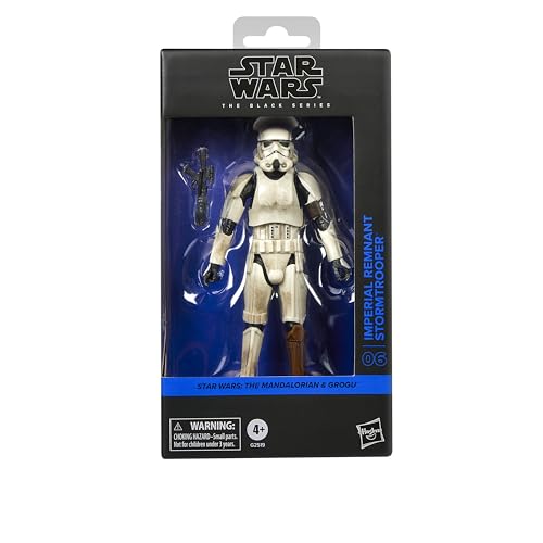 Star Wars The Black Series Imperial Remnant Stormtrooper Star Wars: The Mandalorian & Grogu Premium Collectible 6 Inch Action Figure