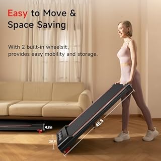RHYTHM FUN Incline Walking Pad Treadmill, Walking Pad with Incline, 300 Lbs Under Desk Treadmills for Home Office, Portable Treadmill with Remote Control, LED Display