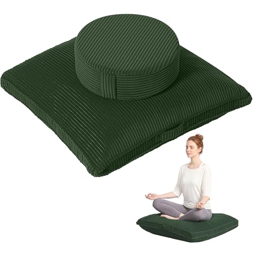 PRIMEPATIO Meditation Cushion 32x32inch Meditation Floor Pillow for Adults