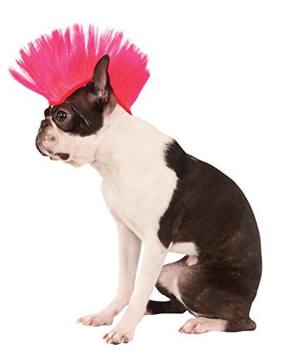 Rubie's Mohawk Wig for Pets, Pink, Small/Medium