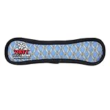 TUFFY - World's Tuffest Soft Dog Toy - MEGA Bone - Squeakers - Multiple Layers. Made Durable, Strong & Tough. Interactive Play (Tug, Toss & Fetch). Machine Washable & Floats (Chain Link)