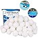 Aitsite 700g Bolas de Filtro Depuradora Piscina Remplazar 25 kg de Arena de Filtro Filtro de Fibra para Filtro de Piscina Bolas de Filtro e Arena de Acuario