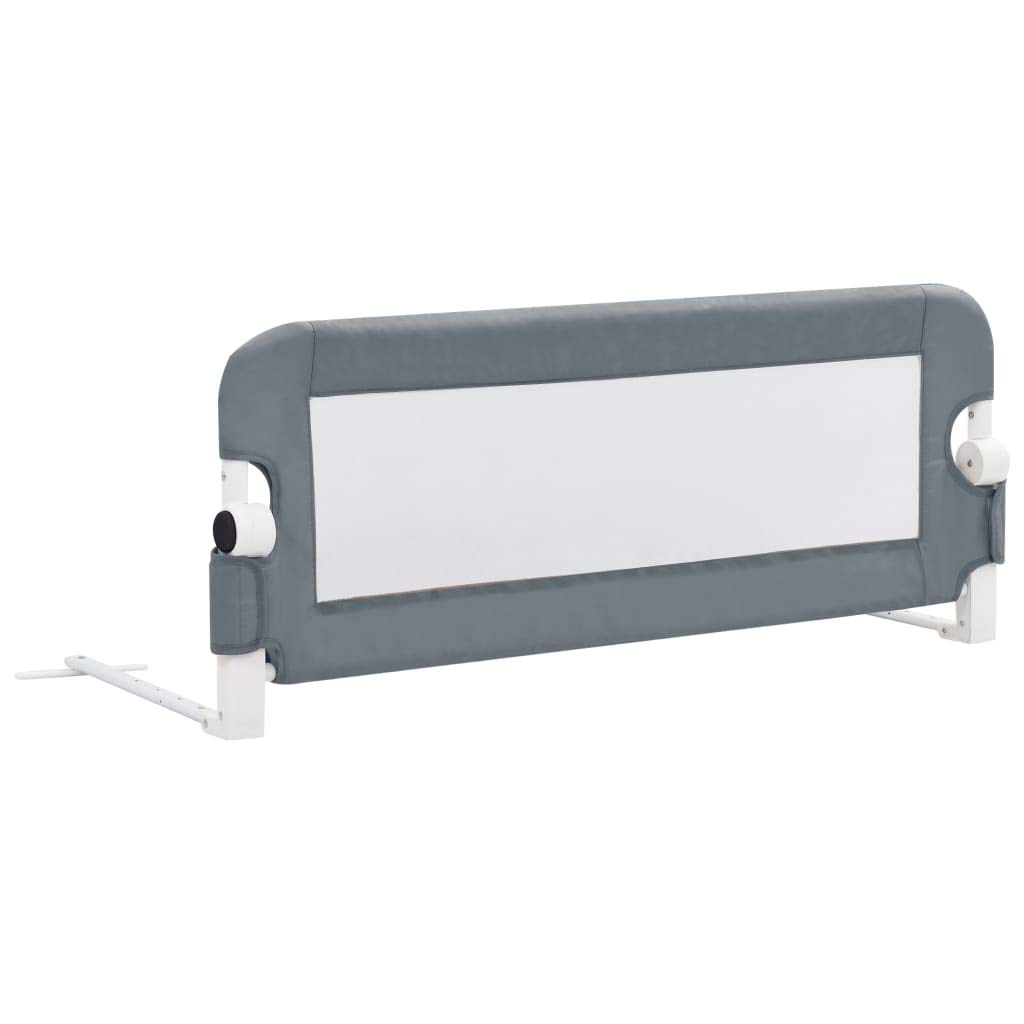 INLIFE Barrera protectora para cama infantil, gris, 102 x 42 cm, poliéster, 2,05 kg, 10166