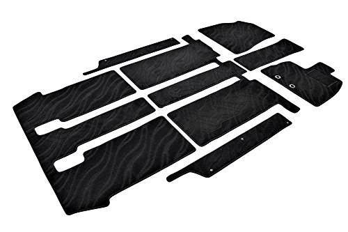 フェニーチェ カーマット フロアマット ステップマット 国内生産 ウェーブブラック 滑り止め形状 ずれにくい 車用 マット