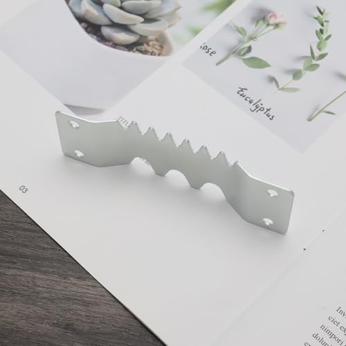 Image of 10Pcs Heavy Duty Sawtooth Picture Hangers 104x30.8mm Sawtooth Hangers with Screws for Paintings Photos Frame Artwork