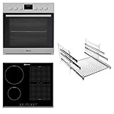 bauknecht elektroherd freistehend Einbau-Herd mit Display und Induktion (65 l)