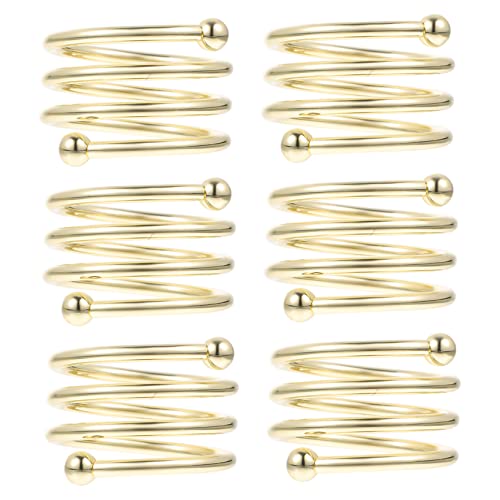 DINHEAROM 6Piezas Hebillas Decorativas De Servilletas para Decorar Mesas De Fiesta Adornos Funcionales