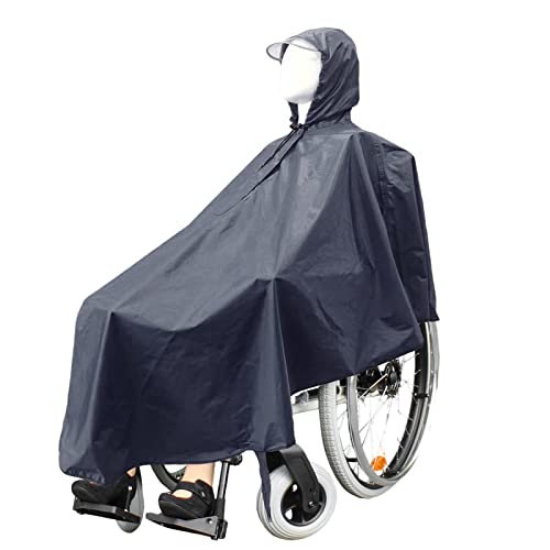 Wheelchair Raincoats Hooded Large Size Waterproof Wheelchair Raincoats
