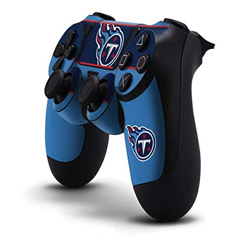 Skinit Decal Gaming Skin Compatible with PS4 Controller - Officially Licensed NFL Tennessee Titans Zone Block Design