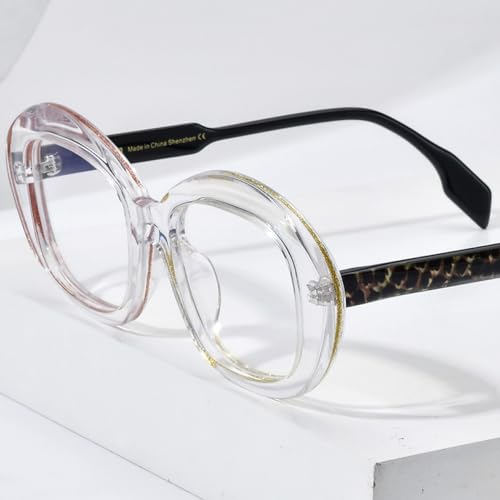 Gafas de acetato cómodas para evitar marcas nasales con estilo retro 3