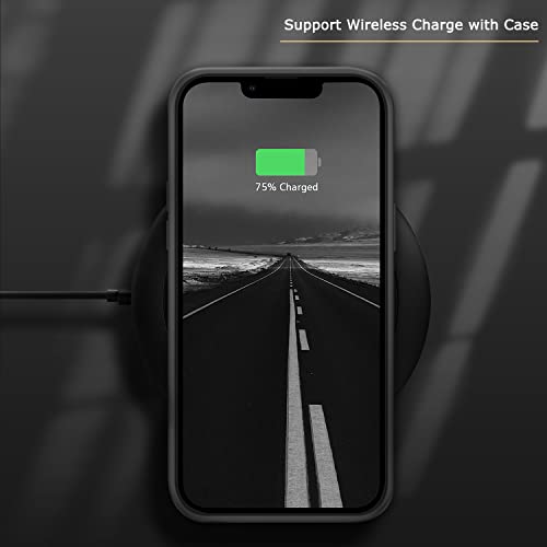 Tasikar Compatible With Iphone 14 Plus Case, Carbon Fiber Leather Texture With Tpu Bumper Slim Protective Case, Black #TOP5