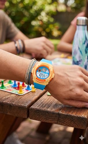 Image of V2A NOVA-X 2930 Digital Watch for Boys | Colour Pop Sports Design | Active Everyday Watch for Kids with Digital Display, Backlight & 50M Water Resistance