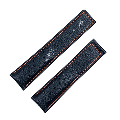 Correa reloj 22mm cuero esmerilado pulsera recambio piel mate