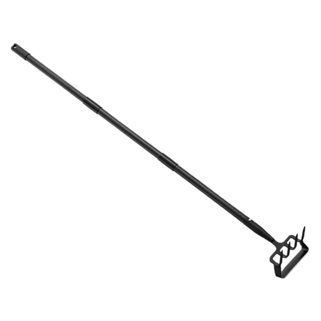 Houe de Jardin à Étrier en Acier Inoxydable, Râteau de Désherbage Léger, Outil de Jardinage pour Mauvaises Herbes et Sol, Manche Long