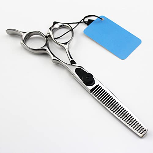 Tijeras de peluquería japonesas de Acero de 6 Pulgadas, Tijeras de barbero para entresacar el Cabello, Set de peluquería.