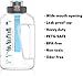 BOTTLED JOY 50oz Water Bottle, BPA Free 1.5L Kids Water Bottle Hydration with Motivational Time Marker Reminder Leak-Proof Drinking for Camping Sports Workouts and Outdoor Activity