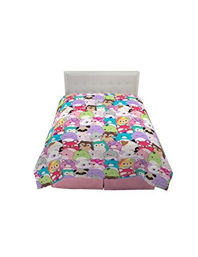 Image of Squishmallows Bedding Super Soft Microfiber Reversible Comforter, Full, (Official Licensed Product) By Franco