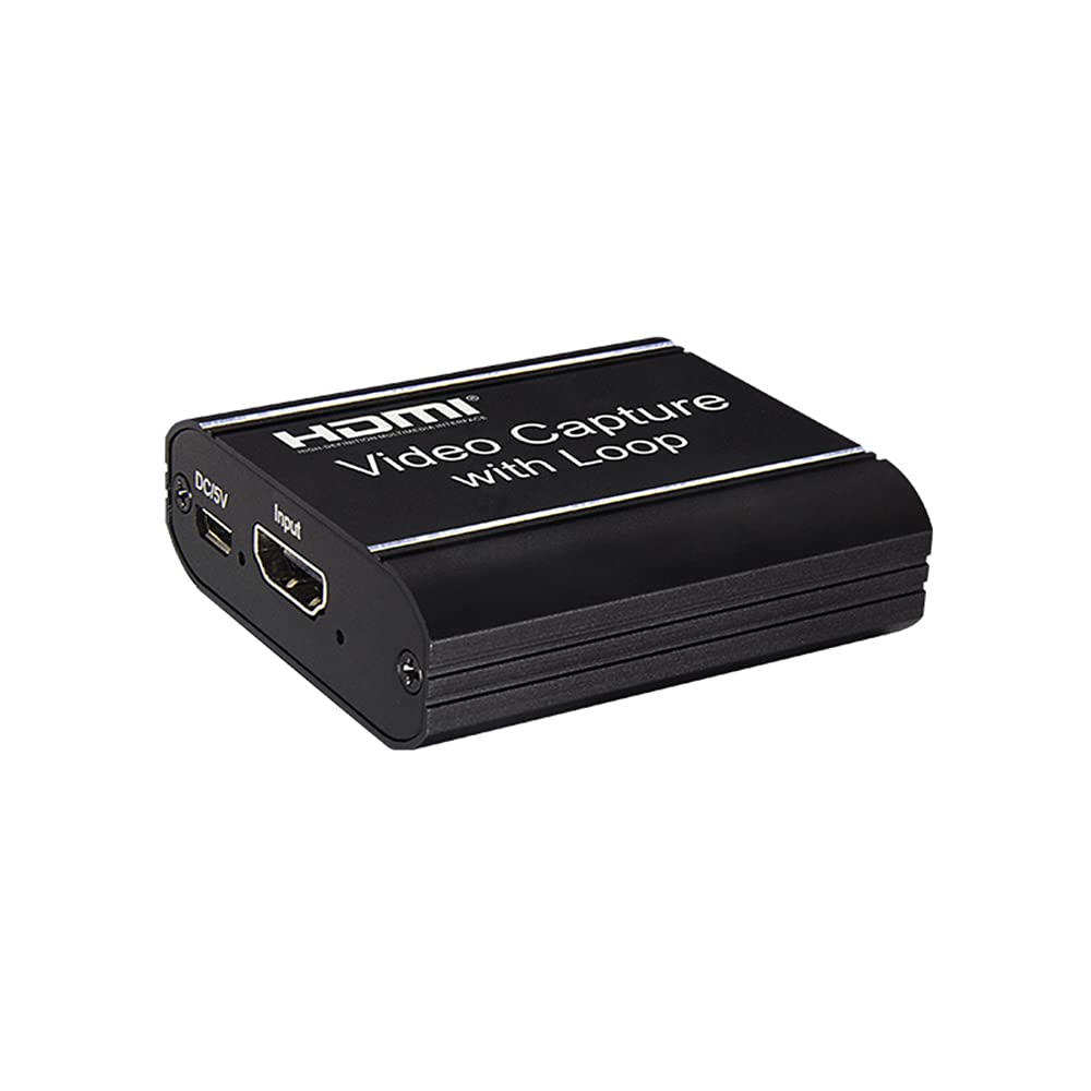 Ubersweet® Capture Ca with Loop-Out USB 3.0 Capture Ca Live Streaming Converter 4K Input 1080P 60fps Output Black-image-35