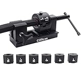 CIFITCOO 4-16AN Fitting Installation Tool, AN Hose Assembly Tool, Fuel Line Installation Tool with 6 Dies (4AN 6AN 8AN 10AN 12AN 16AN) for CPE Fuel Line, Adjustable, Universal Fit For Any Brands