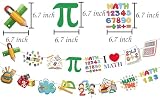 Yunahoo Math Party Banner Decoration I Love Math Teenagers Personalized students Party Favors Supplies