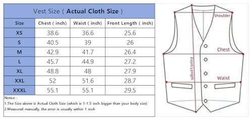 Solovedress Mens Vintage Classic Herringbone Pattern Suit Vest V Neck Casual Wool Blend Waistcoat For Men thumb #5