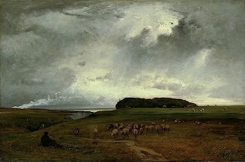 Lienzo decorativo para pared de George Inness, pintura mural de 60x90cm para salón y hogar