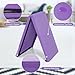 Giantex 6’x2'X1.6'' Gymnastics Mat Thick Folding Panel for for Gym, Aerobics, Yoga, Martial Arts with Hook & Loop Fasteners (Purple)