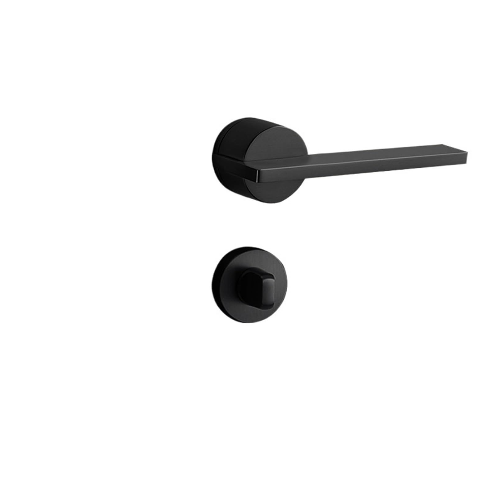 ZONSHJDKR Invisible Wooden Door Lock Secret Split Single Tongue Indoor Room Bedroom Handle Zinc Alloy(Yahei A08 020)
