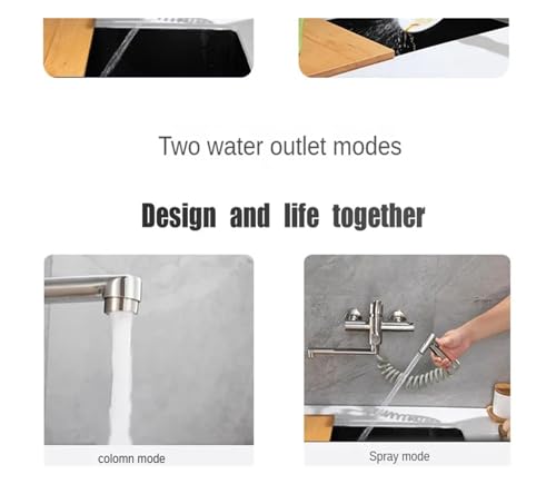 Robinet évier cuisine noir extensible pour simplifier vos recettes