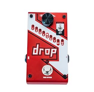 Polyphonic drop-tune pedal Drop-tune from 1 semitone to 1 octave Momentary & latching footswitch options True bypass technology 9v dc power supply included