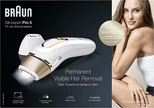 Appareil dépilation IPL BRAUN Silk Expert Pro 5 PL5267 SkinPro 2.0 SensoAdapt 3 embouts 10 niveaux - vue 8