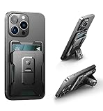 Dexnor Phone Card Holder with Foldable Back Stand, Adhesive Phone Wallet Pouch Sleeve Stick on PC Cr
