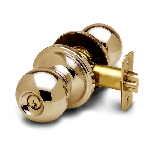 Copper Creek Entry Door Knob – Keyed Entry Handle with Lock and Key, ANSI Grade-3 Certified,...